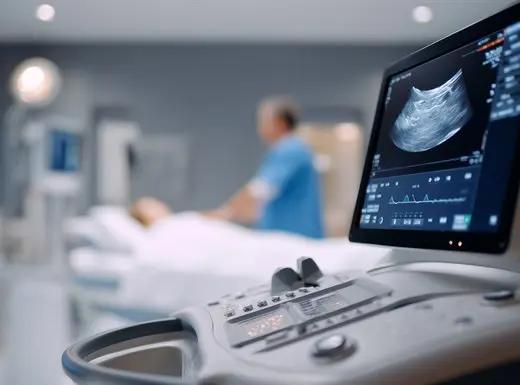 Gabinet diagnostyczny ośrodka badań CM Clinicly w Lesznie